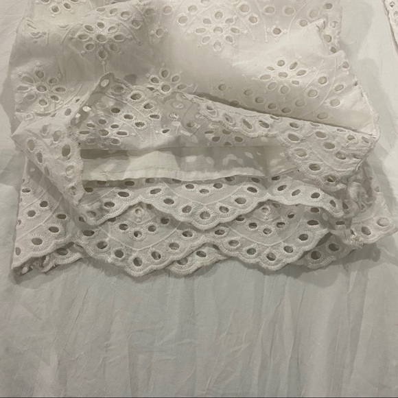 Topshop eyelet jumpsuit overalls white - Picture 8 of 8